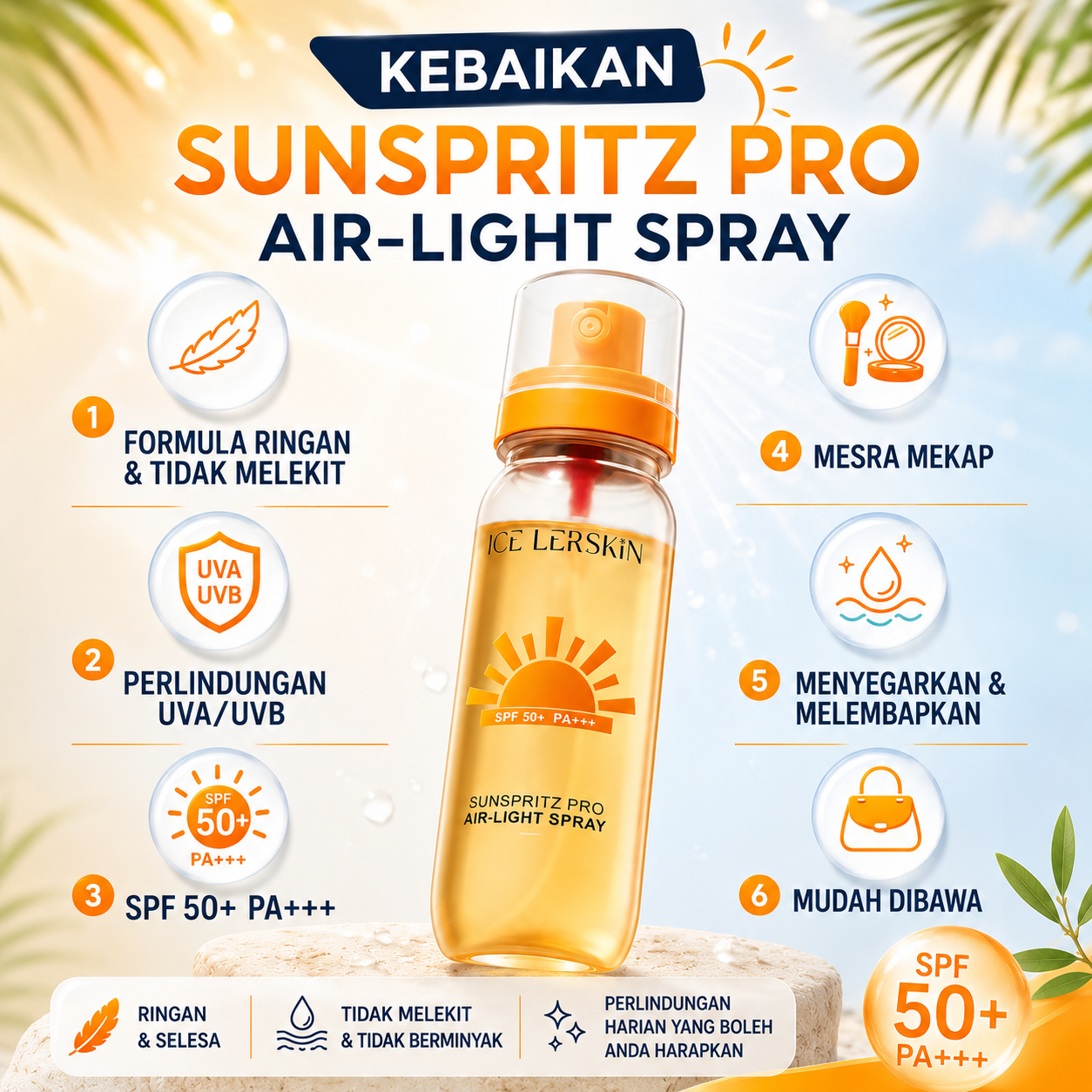 Kelebihan Spray Sunscreen Lerskin